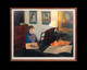 Large 20th Evening Portrait Of Matthew At The Piano  by EDWARD HALL (1922-1991)