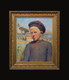 Circa 1920 French Impressionist Portrait Breton Boy Suzanne BILLET DE FOMBELLE