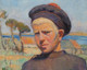 Circa 1920 French Impressionist Portrait Breton Boy Suzanne BILLET DE FOMBELLE