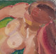 Large Early 20th Century Nude Lady Reclining Portrait by Harry Barr (1896-1987)