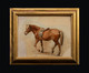 19th Century Portrait Of A Chestnut Horse Alfred William Strutt (1856-1924) 