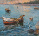 Large 19th Century Italian Bay Of Naples Fishing GUISEPPE GIARDIELLO (1877-1920)