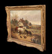 19th Century Farm Horses Chickens Pigs by John Frederick II HERRING (1815-1907)