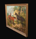 Large 19th Century Three Horses In A Woodland Landscape Henry BARRAUD 