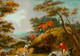 18th Century English Fox Hunt Scene Fox Hounds & Hunting Party Dean Westenholme