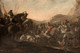 Large 17th Century Christian Ottoman Cavalry Battle Il Borgognone (1628-1679)