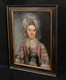 Large 18th Century French Lady Portrait Of Countess De Lalaing & Toy Dog ROSLIN