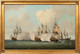 Large 18th Century British Royal Navy Dutch Battle American War Of Independence