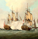 Large 18th Century British Royal Navy Dutch Battle American War Of Independence