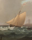 Large 18th Century English Ships Sailing Off The Coast - Thomas LUNY (1759-1837)