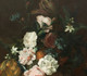 Large 17th Century Dutch Old Master Still Life Study Of Flowers In An Urn