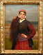 19th Century Portrait Beach Girl Portrait Charles Sillem LIDDERDALE (1831-1895)