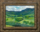 20th Century English Summer Valley Landscape LUCIEN PISSARRO (1863-1944)