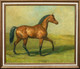 Early 20th Century English Horse Portrait Of A Bay Hunter Dressage Lionel ELLIS