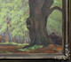 Large 20th Century New Forest Woodland Landscape & Ponies by Charles LEEK