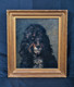 19th Century French Portrait Of A Dog Poodle Lewis DOREY (1836-1914)