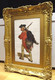Large 19th Century British Military Redcoat Soldier Portrait Oil Painting Signed