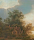Large 18th Century British River Woodland Fishing Landscape Alexander NASMYTH 