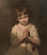 Large 19th Century Girl Portrait The Prayer Portrait JOSHUA REYNOLDS (1723-1792)