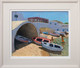 Large 2006 Mykonos Greece Beach Children Holiday Landscape Andrew MACARA