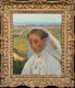 Circa 1900 Impressionist Portrait Of A Bride & Landscape George CLAUSEN