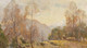 Huge 19th Century Woodland Hillside Autumn Landscape David Murray (1849-1933)