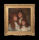 Large 19th Century  Irish Edwardian Portrait Of The Guinness Sisters SIGNED