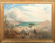 Large 19th Century Landscape The Gulf of Spezia by James Baker Pyne (1800-1870)