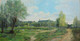 Huge 19th Century French Impressionist Summer Landscape Georges PAUL-MANCEAU 