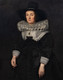 Large 17th Century English Lady Portrait Of Anne Holte - Cornelius Johnson