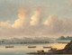 Large 19th Century Whampoa Anchorage China Export Trade Port Landscape Landscape