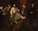 Large 19th century The Deathbed Of King James I FORD MADDOX BROWN (1821-1893)