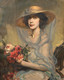 Early 20th century PORTRAIT OF MRS CATHERINE DARLEY by BOLESLAW VON SZANKOWSKI