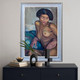 Large Early 20th Century Portrait Of A Black Nude Lady HARRY BARR (1896-1987)