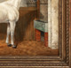 19th Century White / Grey Arabian Horse In A Box Equestrian by LOUIS NADLER