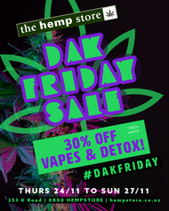 Black Friday? It's Dak Friday at The Hempstore!