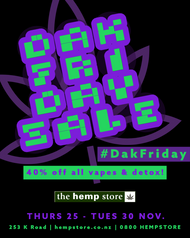 Black Friday Sale? It's Dak Friday at The Hemp Store!