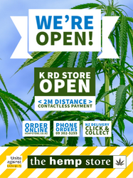 Welcome back! The Hempstore is open under Level 3.2