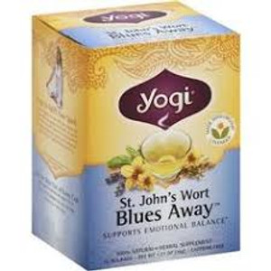 YOGI TEA ST JOHNS BLUES AWAY BOX OF 10 YOGI TEA ST JOHNS BLUES AWAY BOX OF 10