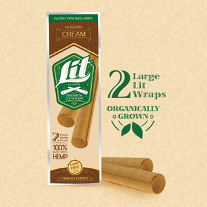 Hemp Blunt Lit Russian Cream Hemp Blunt Lit Russian Cream