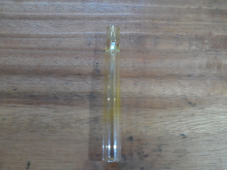 Glass One-Hitter - Thin Straight Fumed Generic