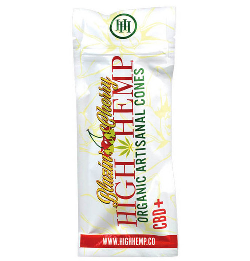 High Hemp Organic Astisanal Hemp Cones | Blazin Cherry | 2pc