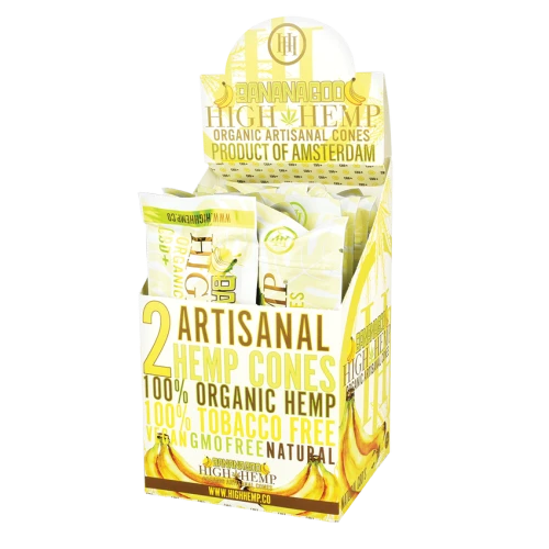 High Hemp Organic Artisnal Hemp Cones | Bananagoo | 2pc