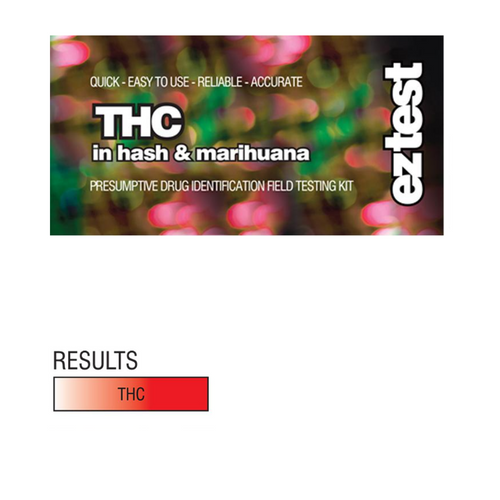 EZ Test: THC in Hash or Marijuana (Field Testing Kit)