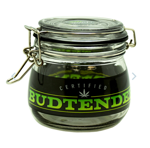 Dank Tank Airtight Glass Storage Jar - Large Size, Various Designs Dank Tank Airtight Glass Storage Jar - Large Size, Various Designs