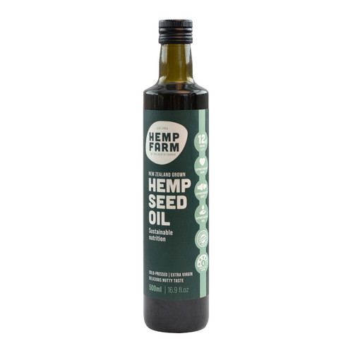 Hemp Farm NZ Hemp Seed Oil 500ml