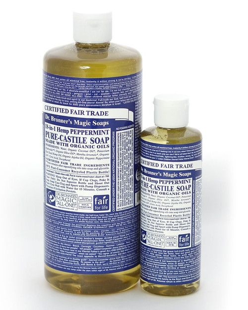 Dr Bronner's 18-In-1 Liquid Soap Peppermint 940ml