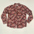 Men's Hemp Long Sleeve Shirt (Red Floral) by Braintree