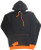 Satori Hoodie - Contrast Trim Zip-Up (Black/Orange)