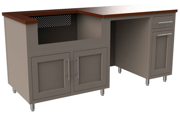 Challenger Coastal Series 73" Kitchen Island